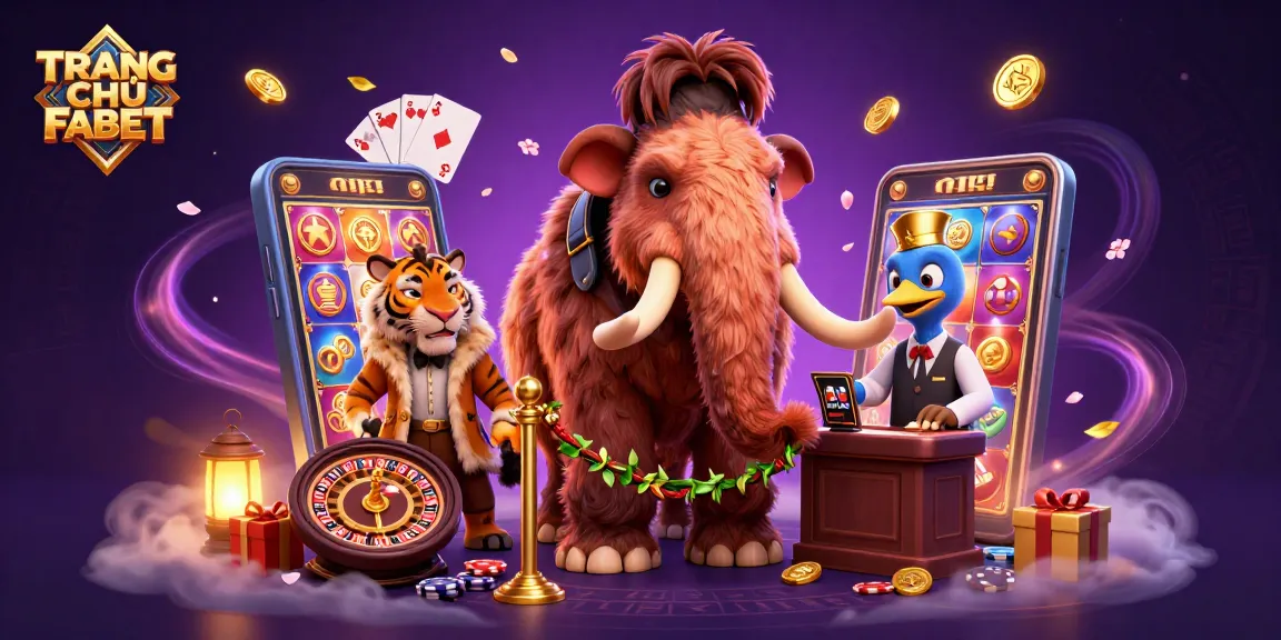 Engage with TRANG CHỦ FABET at a vibrant digital casino door with a bouncer checking IDs.