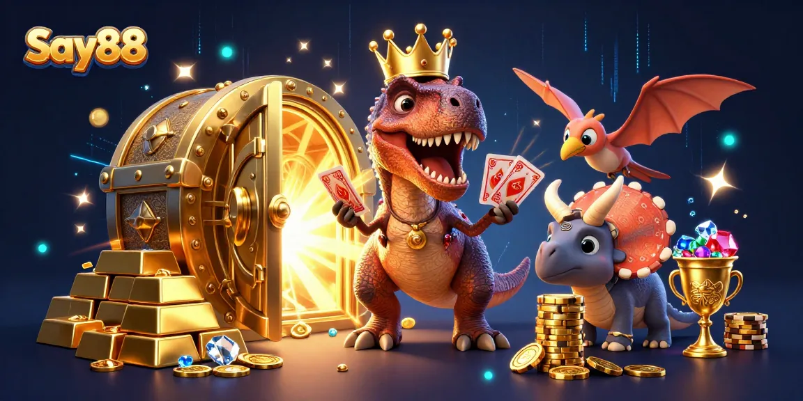 Experience the thrilling games at Say88 with friendly characters and exciting poker action.