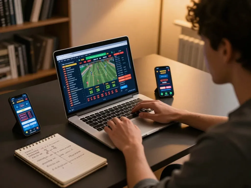Engaging in live sports betting on keonhacaii with focused online strategy.