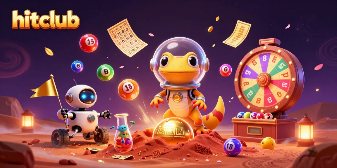 Experience thrilling gameplay at hitclub with a vibrant and dynamic casino adventure illustration.