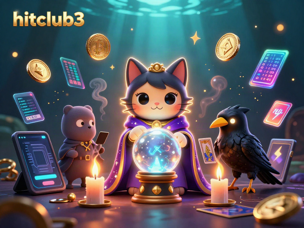 Join the excitement at hitclub3 with vibrant 3D casino characters and dynamic crypto elements.