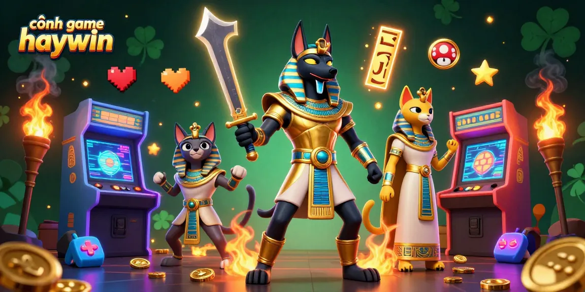 Engage in gaming at cổng game haywin with dynamic characters and vibrant casino elements.