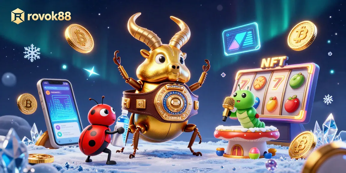 Experience excitement with rokok88 through this vibrant 3D casino scene full of game symbolism.