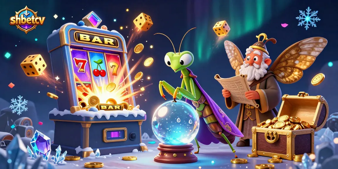 Experience thrilling jackpots and vibrant gameplay at shbetcv as colorful casino elements surround mystical characters.