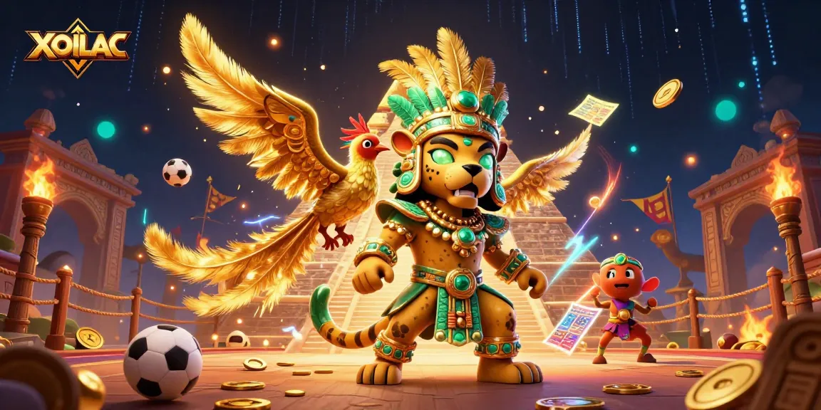Engage with XOILAC's captivating sports betting scene featuring dynamic characters and energy.