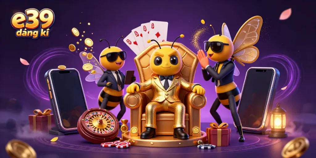 Engage in thrilling excitement with e39 đăng ký as 3D cartoon characters burst into a vibrant casino universe.