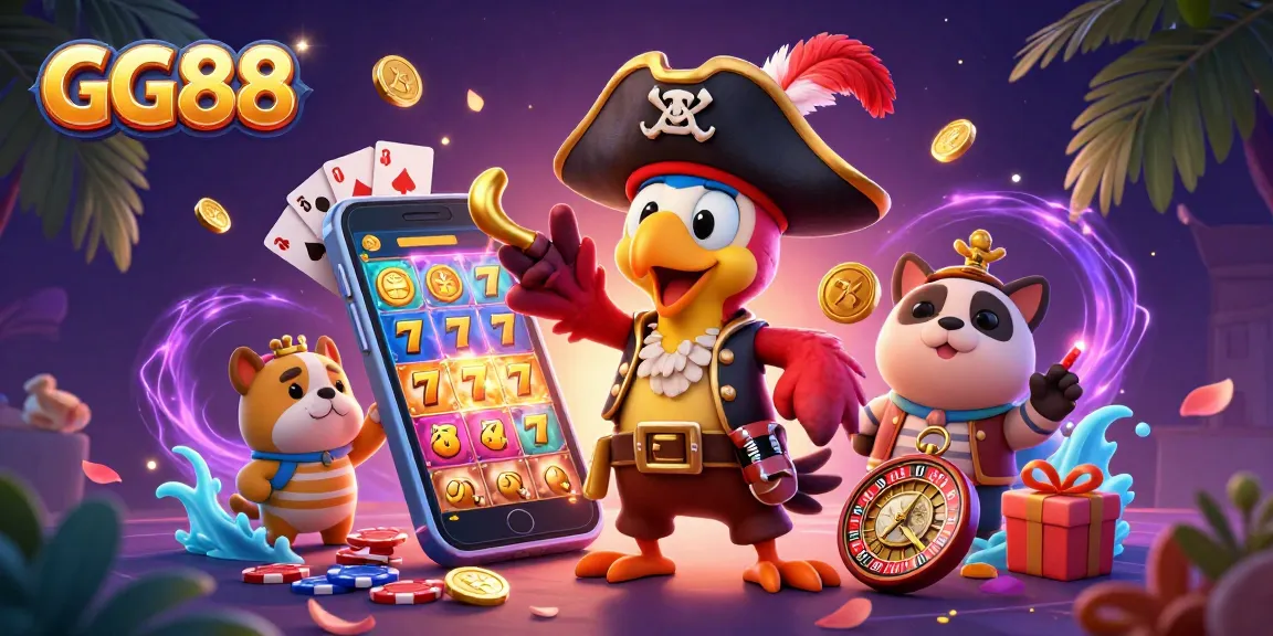 Engage with thrilling GG88 slot games featuring vibrant characters and exciting elements.