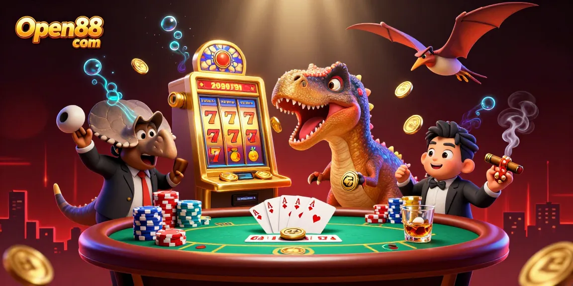 Experience thrilling wins at Open88 com with a pachycephalosaurus winning jackpot coins!