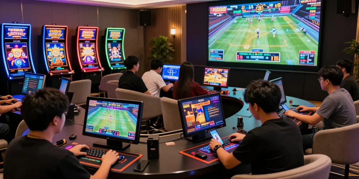 Players enjoying interactive gaming on XX88 platform showcasing excitement and modern design.
