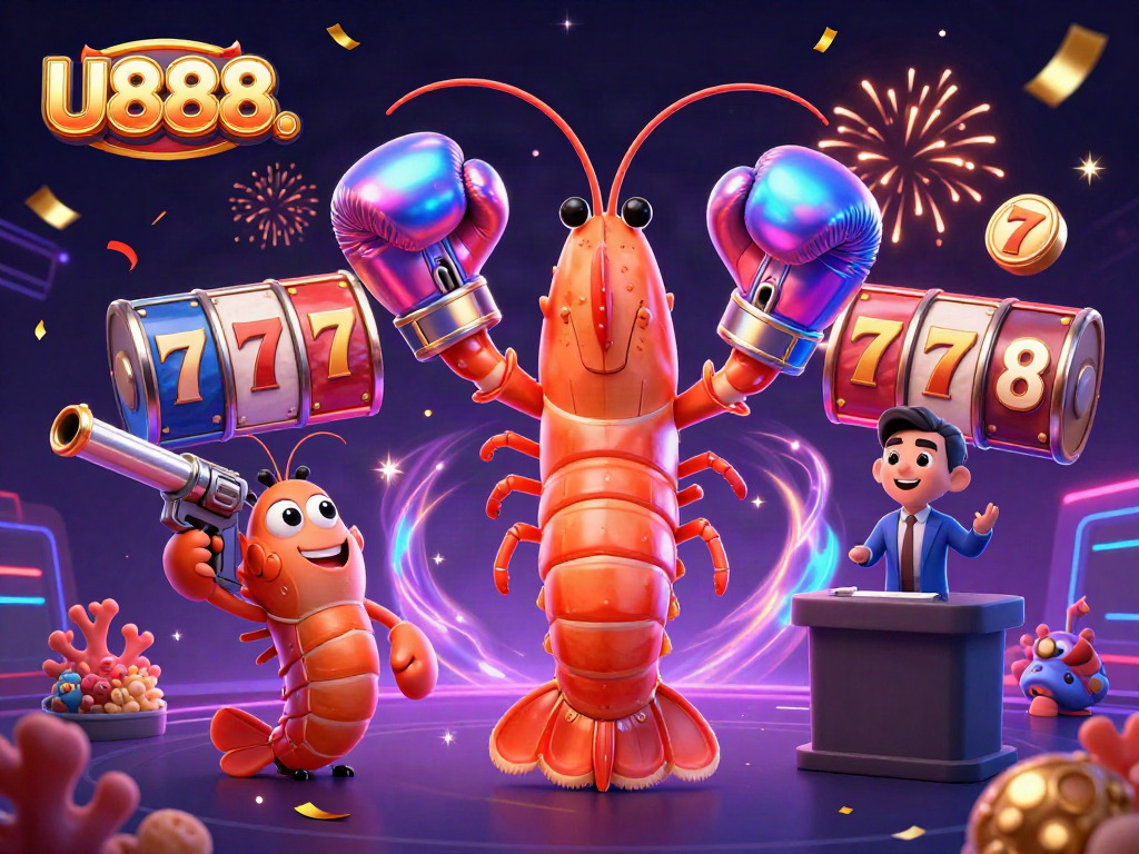 Engage with the vibrant U888. online casino world featuring animated sea creatures and dynamic gaming elements.