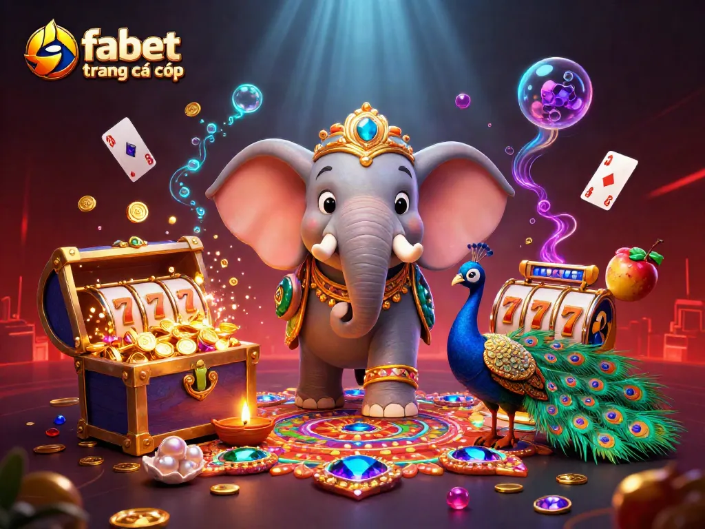 Experience the excitement of fabet trang cá cược with vibrant slot reels and dynamic casino elements.